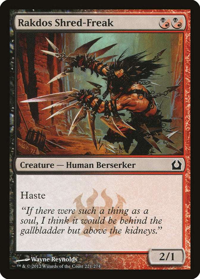 Rakdos Shred-Freak [Return to Ravnica] 