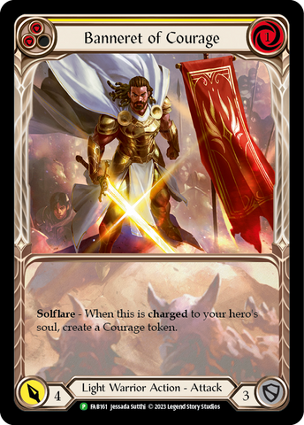Banneret of Courage [FAB161] (Promo) Rainbow Foil 