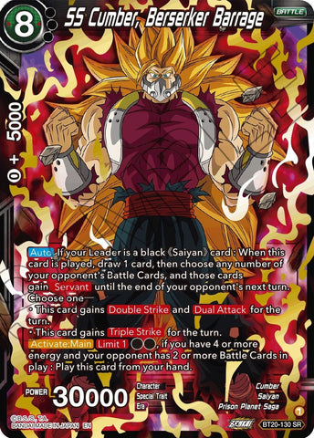 SS Cumber, Berserker Barrage (BT20-130) [Power Absorbed] 