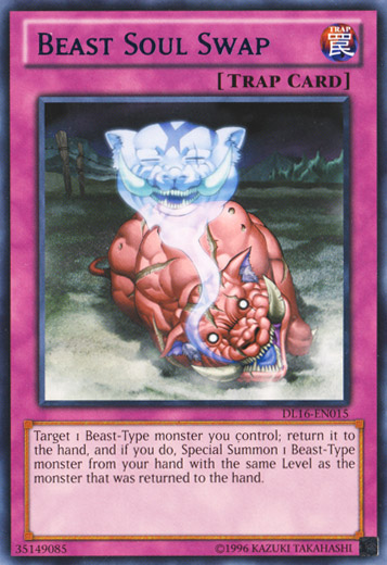 Beast Soul Swap (Blue) [DL16-EN015] Rare 