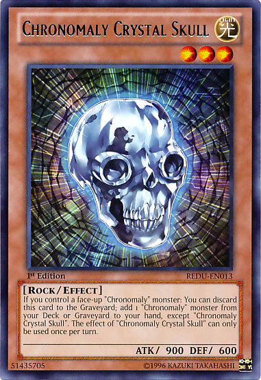 Chronomaly Crystal Skull [REDU-EN013] Rare 