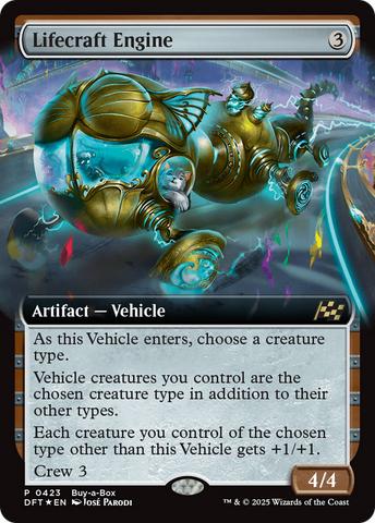 Lifecraft Engine (Extended Art) (Buy-A-Box) [Aetherdrift Promos] 