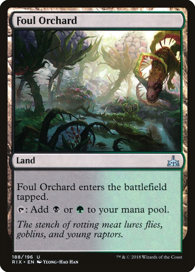 Foul Orchard [Rivals of Ixalan] 