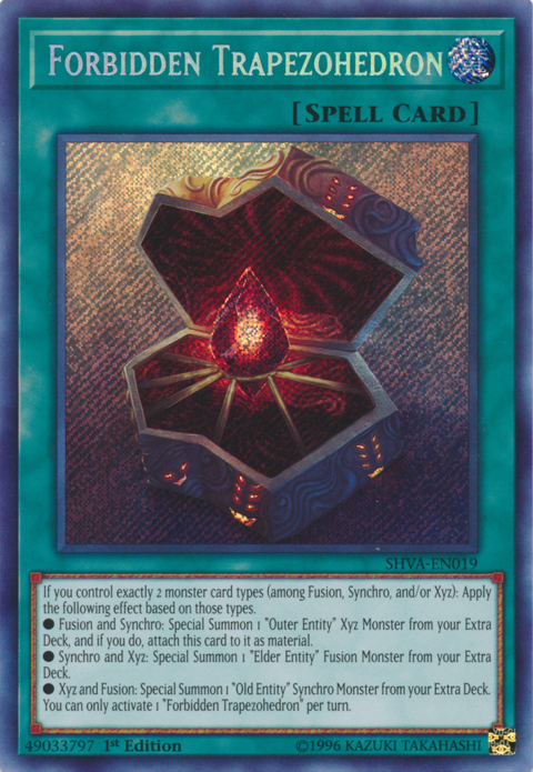 Forbidden Trapezohedron [SHVA-EN019] Secret Rare 