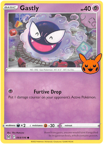 Gastly (064/196) [Trick or Trade 2023] 