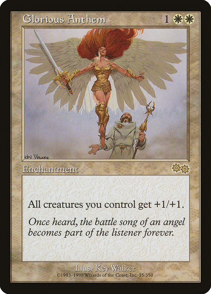 Glorious Anthem [Urza's Saga] 