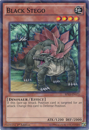Black Stego [BP03-EN025] Shatterfoil Rare 