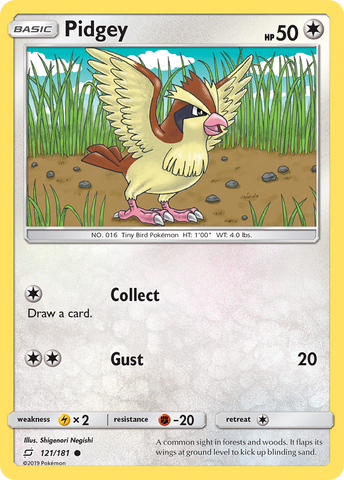 Pidgey (121/181) [Sun &amp; Moon: Team Up] 