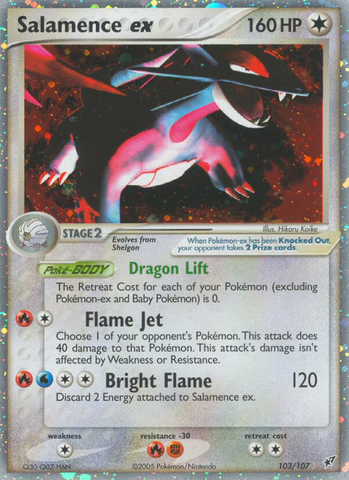 Salamence ex (103/107) [EX: Deoxys] 