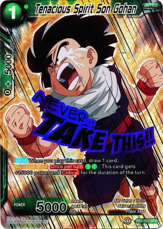 Tenacious Spirit Son Gohan (SPR) (TB3-037) [Clash of Fates] 