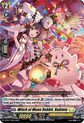 Witch of Moon Rabbit, Rubinia (D-PR/119EN) [D Promo Cards]