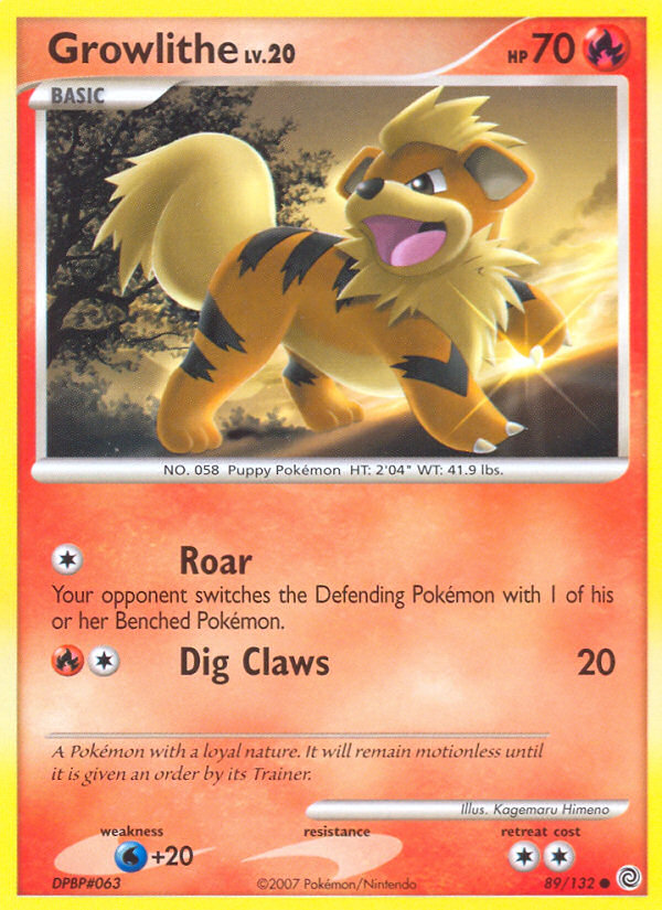 Growlithe (89/132) [Diamond &amp; Pearl: Secret Wonders] 