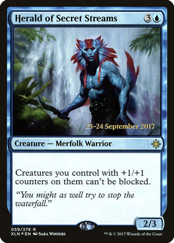 Herald of Secret Streams [Ixalan Prerelease Promos] 