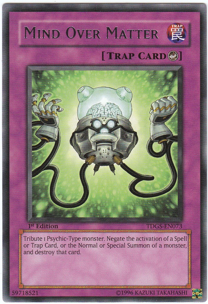 Mind Over Matter [TDGS-EN073] Rare 