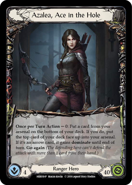 Azalea, Ace in the Hole [HER018-P] (Promo) 1st Edition Rainbow Foil 