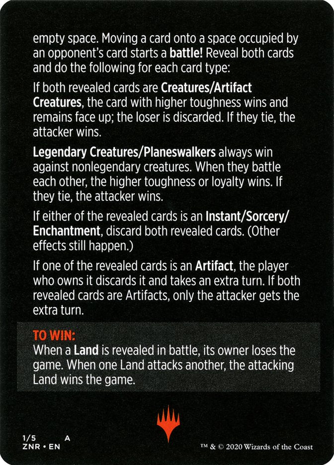 Base Race (Magic Minigame) [Zendikar Rising Minigame] 