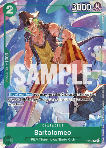 Bartolomeo (Event Pack Vol. 1) [One Piece Promotion Cards] 