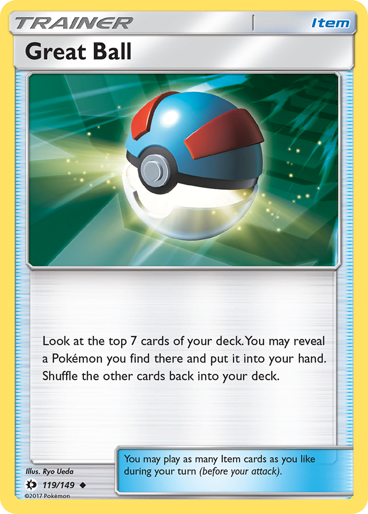 Great Ball (119/149) [Sun &amp; Moon: Base Set] 