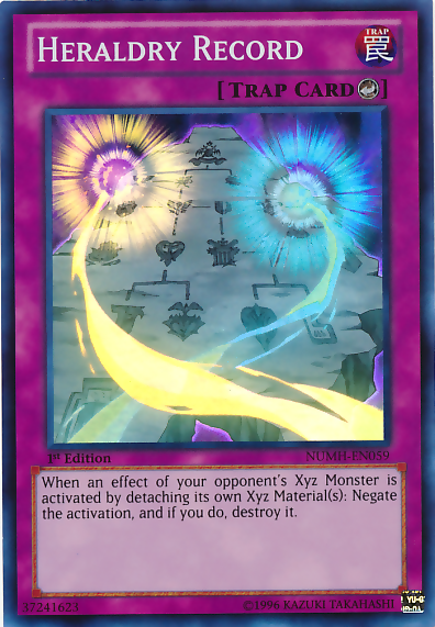 Heraldry Record [NUMH-EN059] Super Rare 