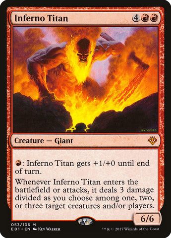 Inferno Titan [Archenemy: Nicol Bolas] 