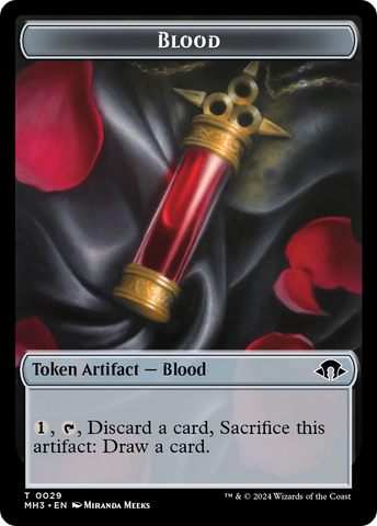 Blood Token [Modern Horizons 3 Tokens] 