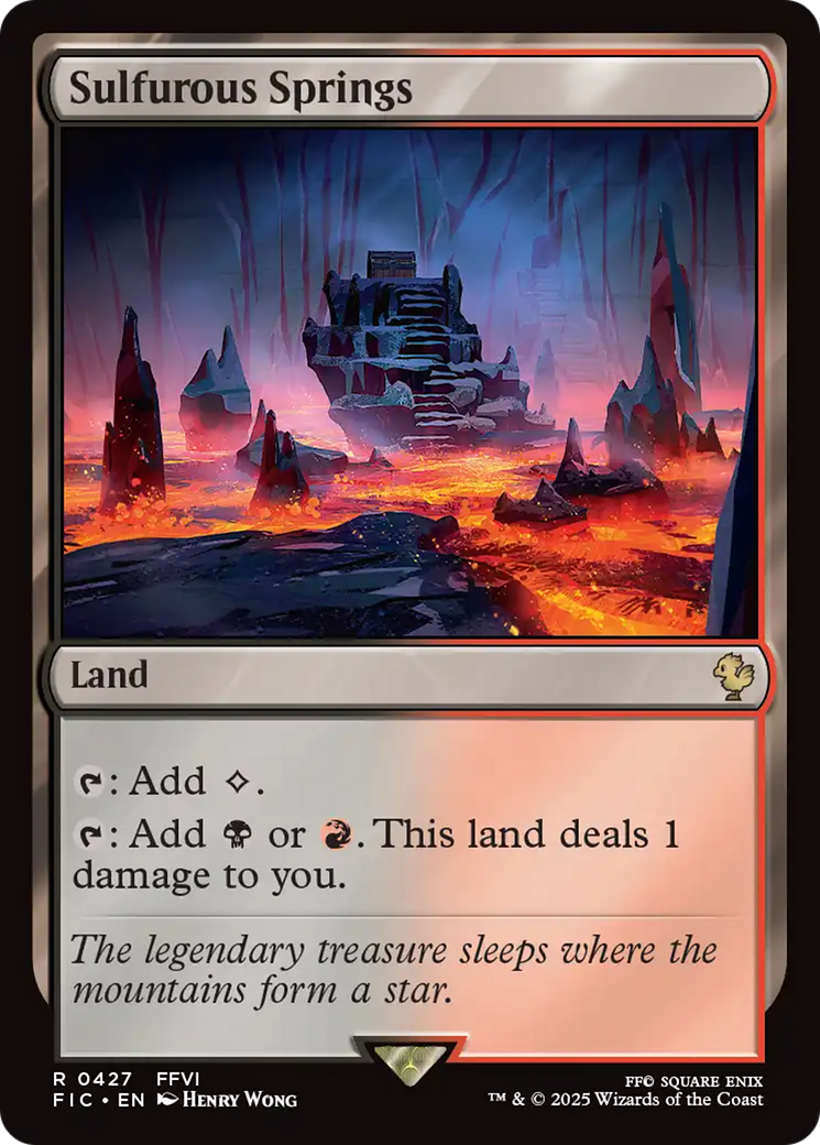 Sulfurous Springs [FINAL FANTASY Commander] 