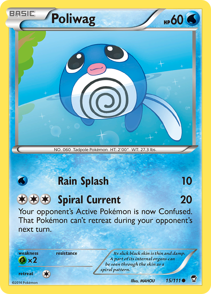 Poliwag (15/111) [XY: Furious Fists] 