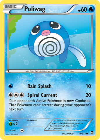 Poliwag (15/111) [XY: Furious Fists] 