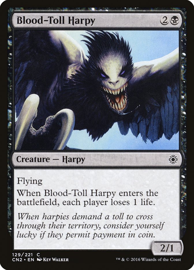 Blood-Toll Harpy [Conspiracy: Take the Crown] 
