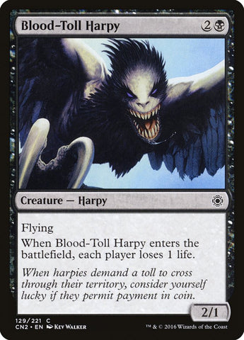 Blood-Toll Harpy [Conspiracy: Take the Crown] 