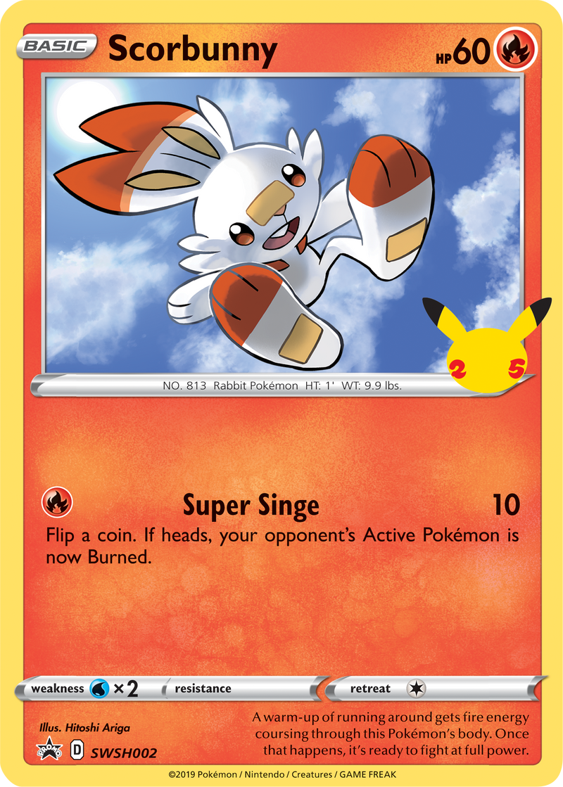 Scorbunny (SWSH002) [First Partner Pack] 
