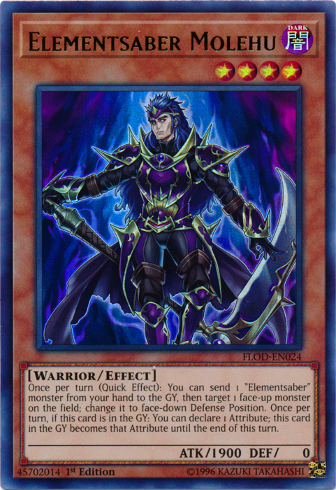 Elementsaber Molehu [FLOD-EN024] Ultra Rare 