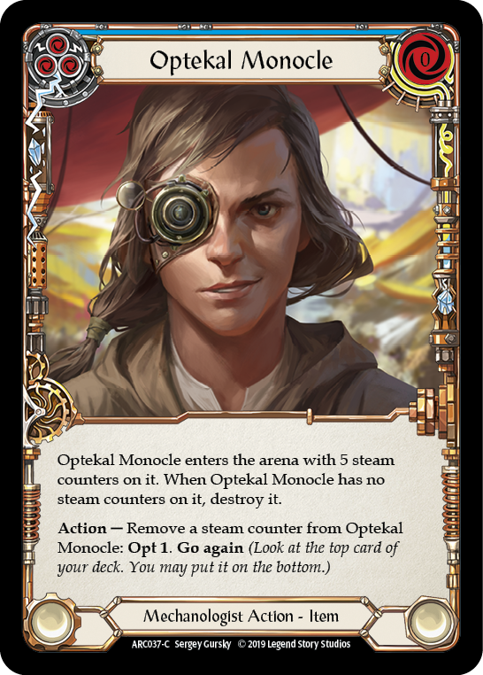 Optekal Monocle [ARC037-C] (Arcane Rising) 1st Edition Normal 