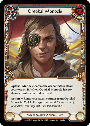 Optekal Monocle [ARC037-C] (Arcane Rising) 1st Edition Normal 