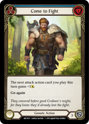 Come to Fight (Blue) [ARC205-C] (Arcane Rising) 1st Edition Rainbow Foil 