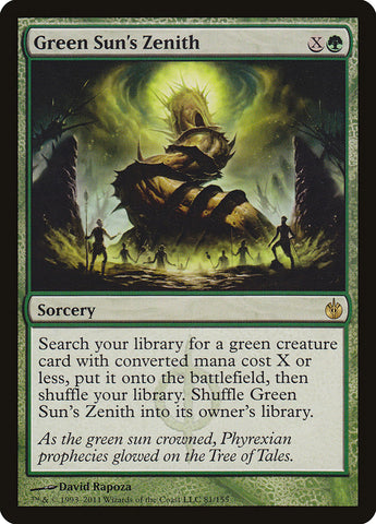 Green Sun's Zenith [Mirrodin Besieged] 