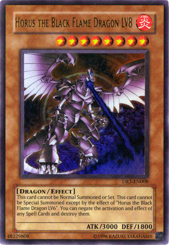 Horus the Black Flame Dragon LV8 [DR3-EN008] Ultra Rare 