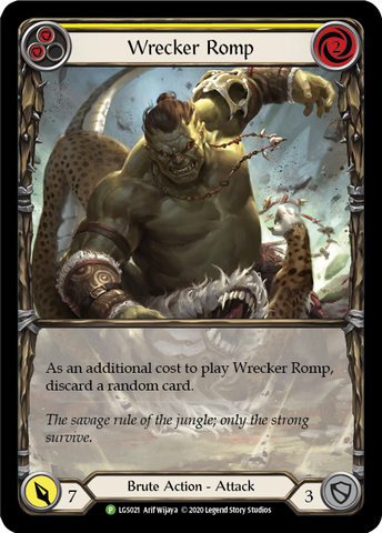 Wrecker Romp (Yellow) [LGS021] (Promo) Rainbow Foil 
