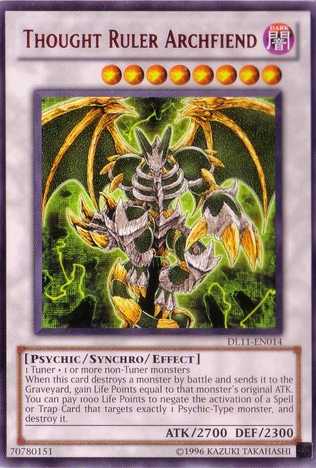 Thought Ruler Archfiend (Red) [DL11-EN014] Rare 