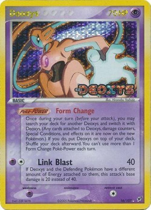 Deoxys (16/107) (Stamped) [EX: Deoxys] 
