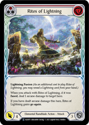 Rites of Lightning (Red) [U-ELE070] (Tales of Aria Unlimited) Unlimited Rainbow Foil 