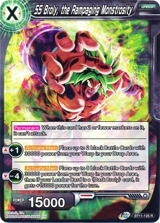 SS Broly, the Rampaging Monstrosity (BT11-125) [Vermilion Bloodline] 