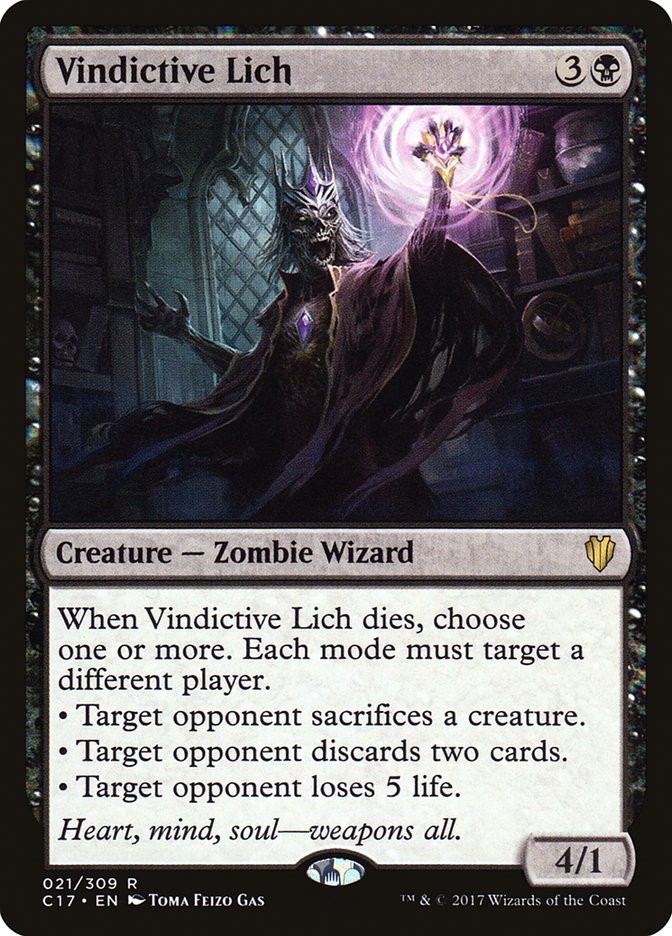 Vindictive Lich [Commander 2017] 