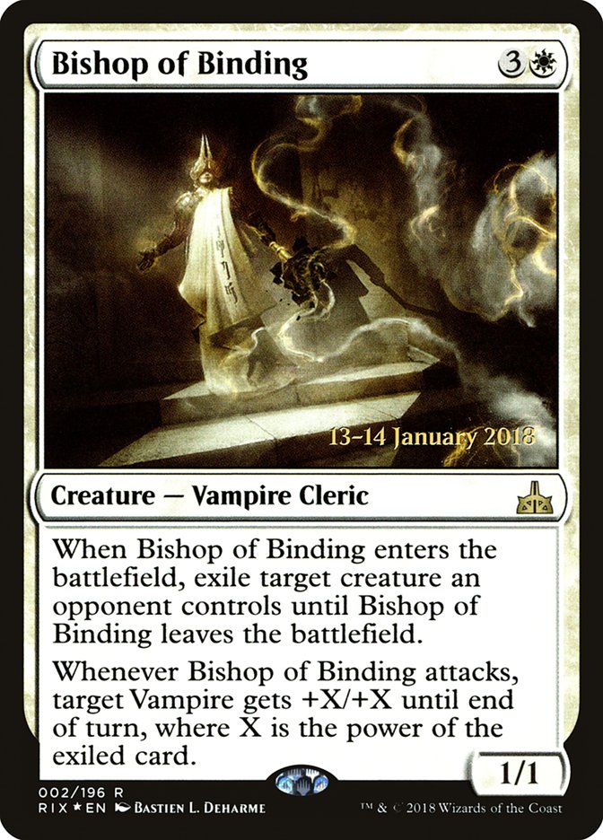 Bishop of Binding [Rivals of Ixalan Prerelease Promos] 