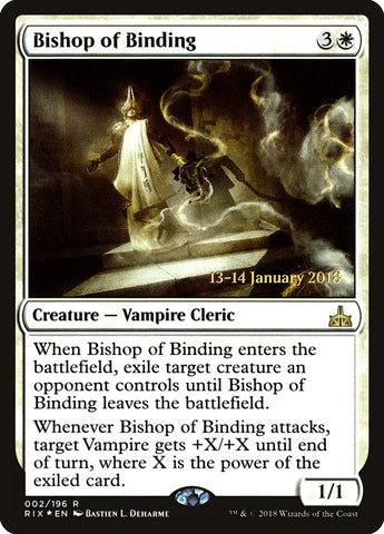 Bishop of Binding [Rivals of Ixalan Prerelease Promos] 
