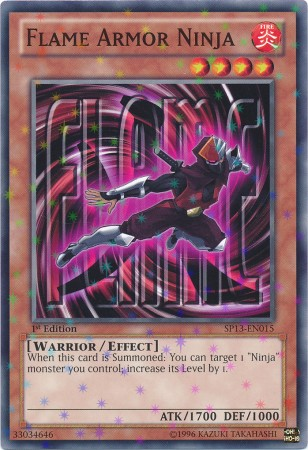 Flame Armor Ninja [SP13-EN015] Starfoil Rare 