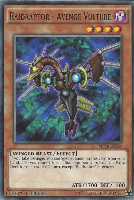 Raidraptor - Avenge Vulture [SHVI-EN014] Common 