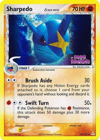 Sharpedo (53/110) (Delta Species) (Stamped) [EX: Holon Phantoms] 