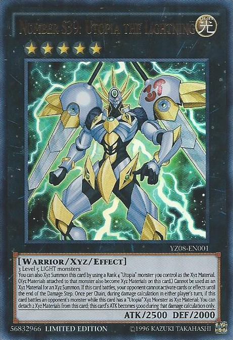 Number S39: Utopia the Lightning [YZ08-EN001] Ultra Rare 
