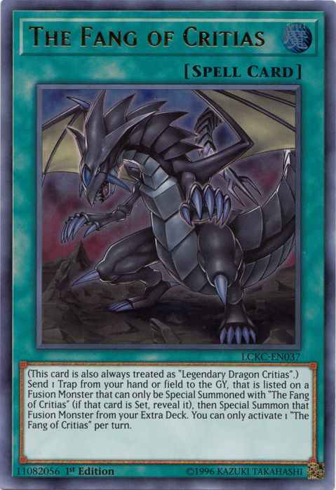 The Fang of Critias [LCKC-EN037] Ultra Rare 